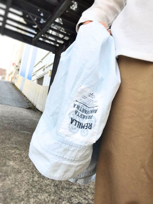 remilla シャンブレーデクトシャツ / 漂白色