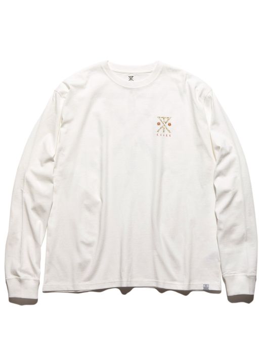 ROARK REVIVAL RLTJ603 / "JOGLO" L/S TEE / WHITE