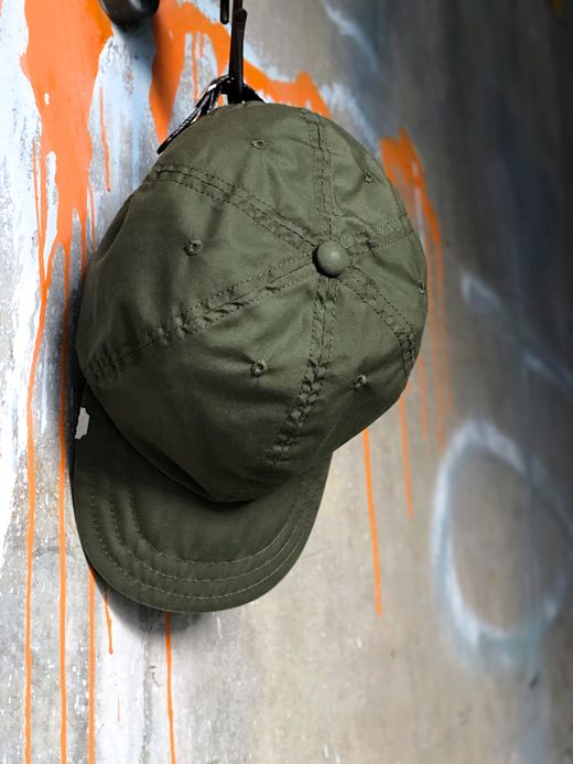 ANACHRONORM ANDC-047 / T/C LEATHER BUCKLE CAP / OLIVE