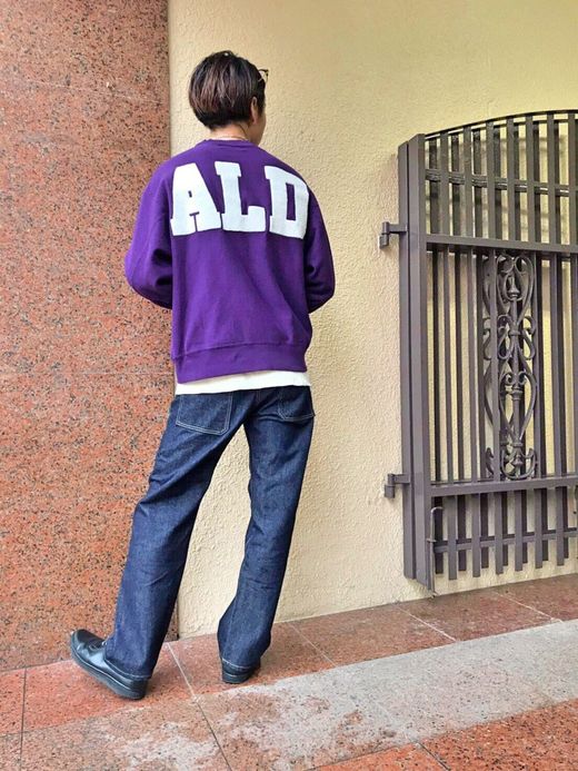 ALDIES ALD Wide Sweat / purple