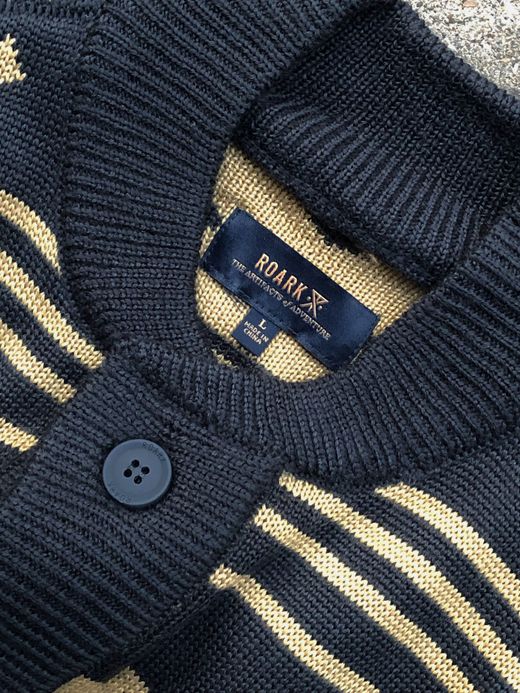 ROARK REVIVAL RSW125 / MUNRO CARDIGAN / NAVY