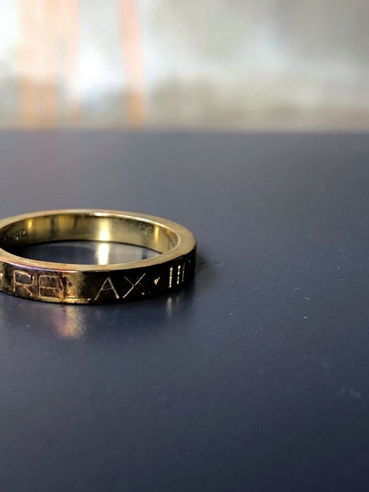 VOO VOO-A-017 / COMBI RING / GOLD