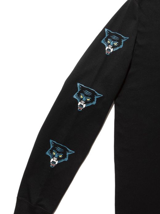 ROARK REVIVAL RLTJ655 / "THE WOLF" L/S TEE / BLACK