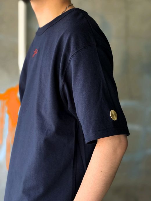 LOOKER LOOK.92 / SUN&MOON TEE / NAVY/RED