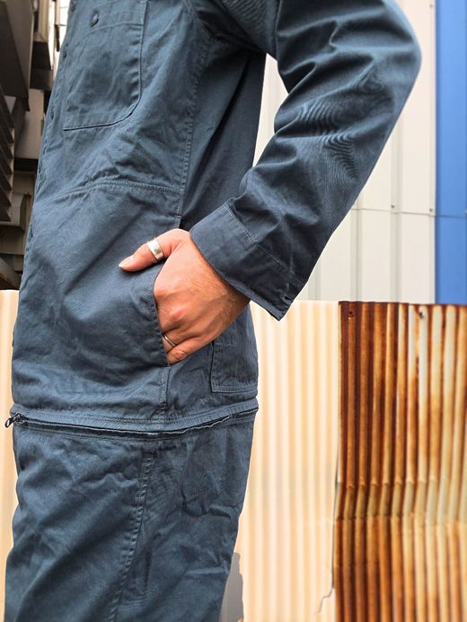 remilla Boat Zip Smock / BLU.GRY