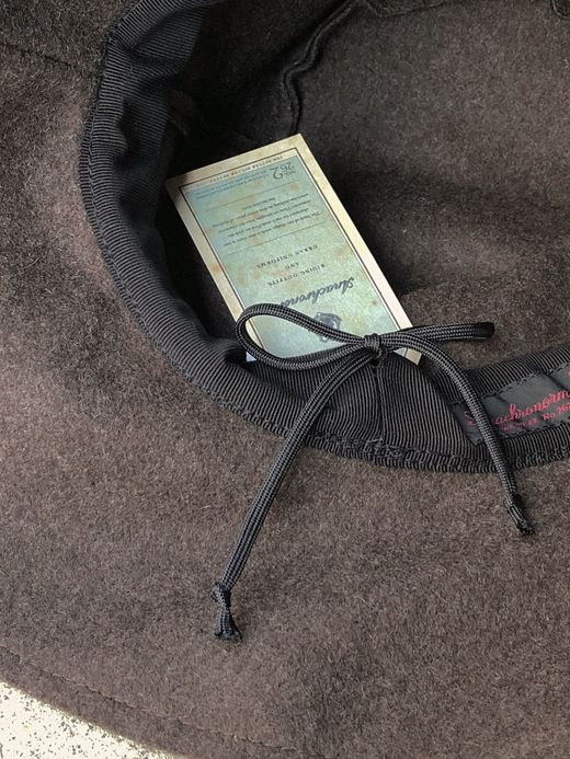 ANACHRONORM ANDC-046 / BIG MELTON HAT / BROWN