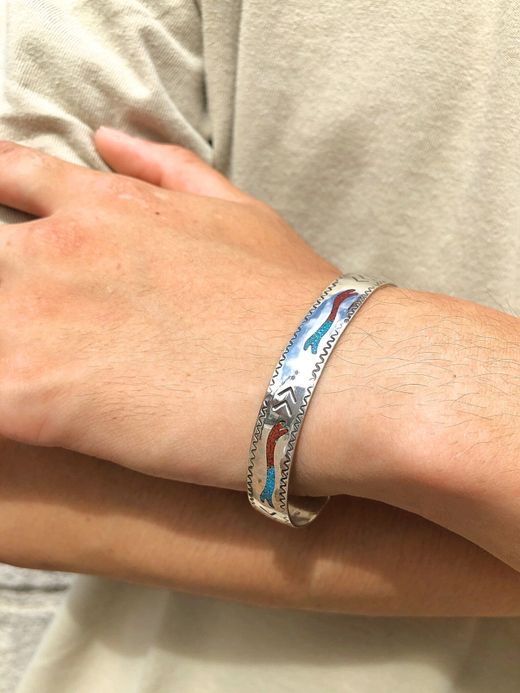 Indian Jewelry DARLEEN CLOW INLAY BANGLE / TYPE A