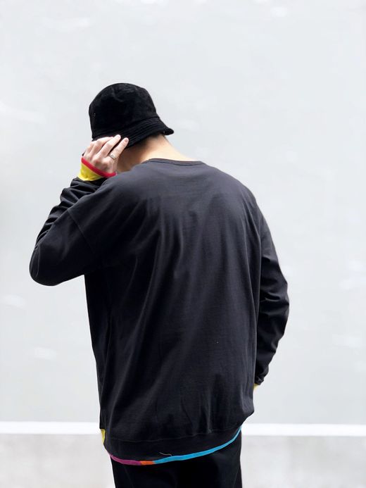 ALDIES A6103219 / RIB SWITCHING LONG T / BLACK