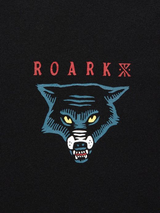 ROARK REVIVAL RLTJ655 / "THE WOLF" L/S TEE / BLACK