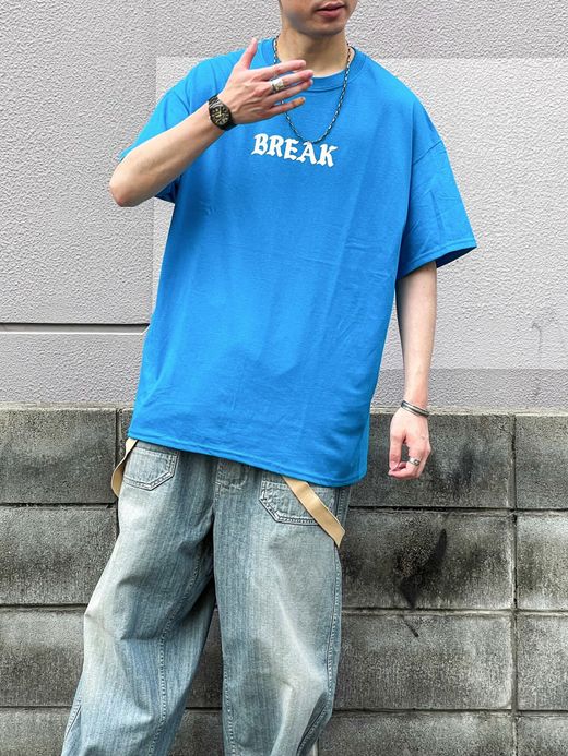THE UNION UNIIN-011 / THE "BREAK" TEE / SAX BLUE