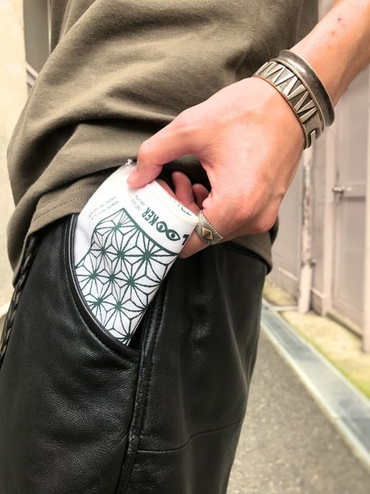 LOOKER ASA Bandana / white/green