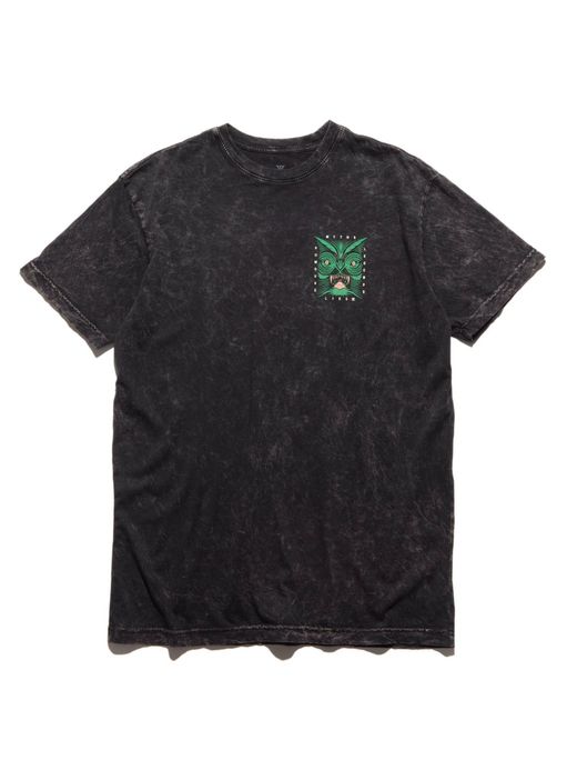 ROARK REVIVAL RT708 / "JUNGLE LUCIDUM" DYED TEE / BLACK