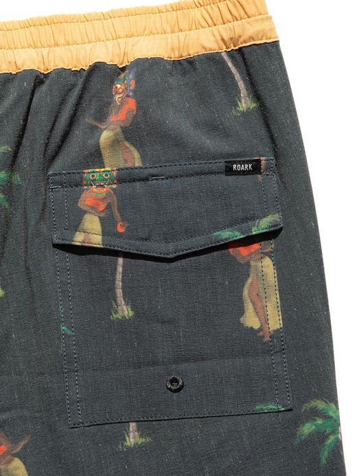 ROARK REVIVAL RB331 / ELASTIC PANJI HULA / BLACK