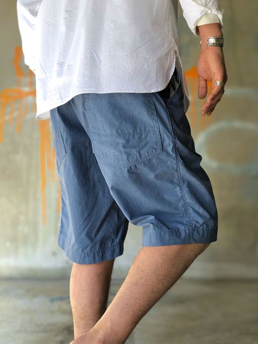 ANACHRONORM AN028 / FRONT FLAP EASY SHORTS / TOPBLUE