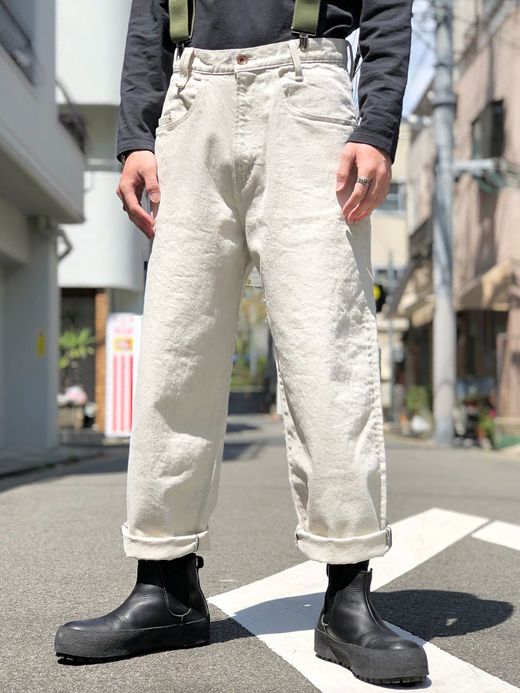 VOO Suspenders Thick 5P / oatmeal