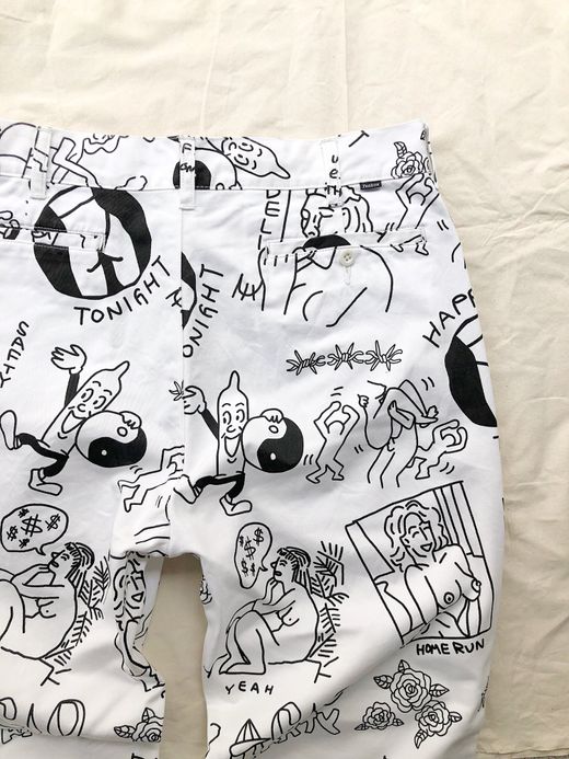 TENBOX TENBOX × FACE ACID PANTS / WHITE