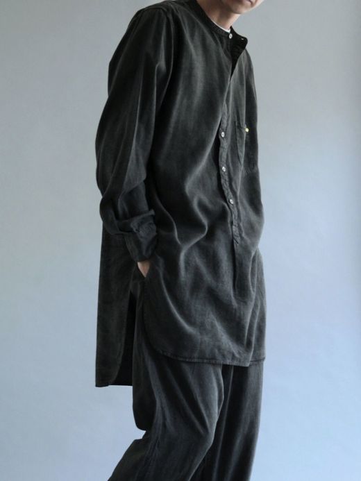 ANACHRONORM AN057 / RF LONG SHIRT PULL OVER / BLACK