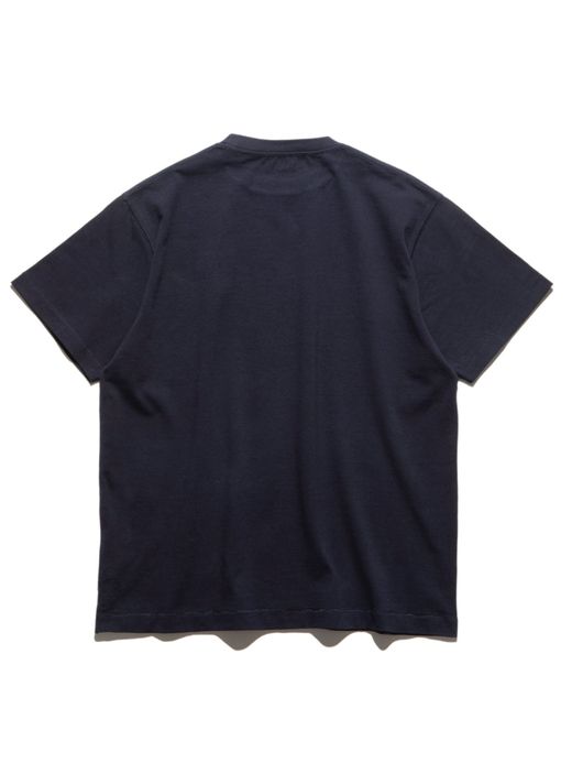 ROARK REVIVAL RTJHW601 / "HIEROGLYPH" 9.3oz H/W TEE / NAVY