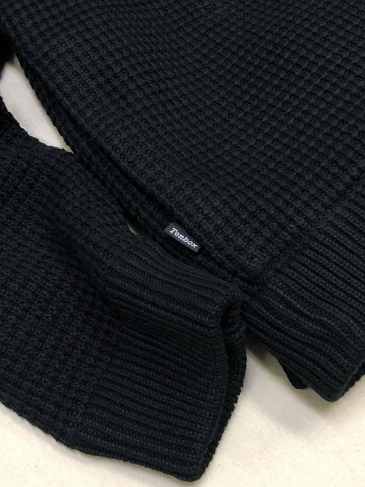 TENBOX FOOTSIES CARDIGAN / BLACK
