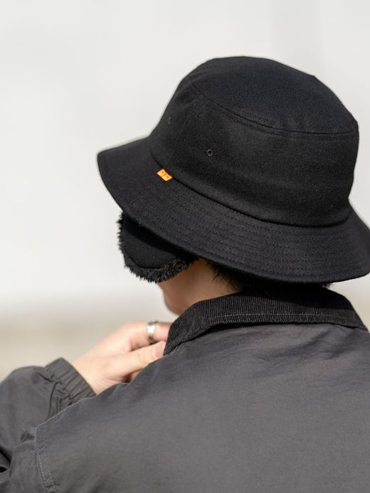 THE UNION TCH00113 / DAD BUCKET w/EAR WARMER / BLACK