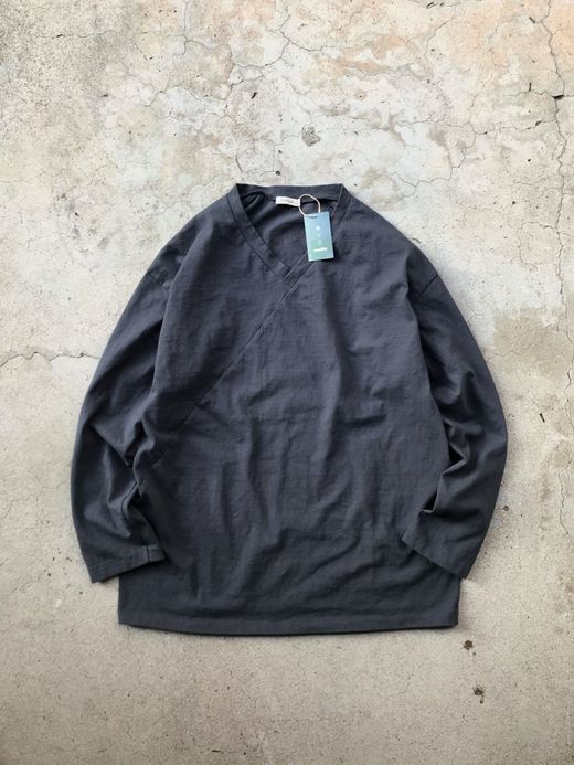 remilla R201206 / クロープVネック / CHA.BLU