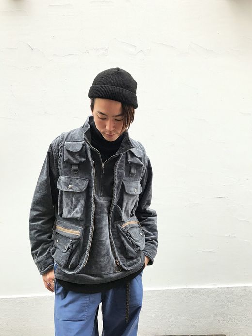 VOO Corduroy Stand JKT / charcoal