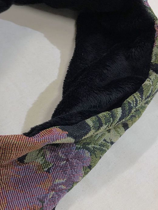 VOO LIF-054 / 3FACE GOBELIN STOLE / BLACK COMBO