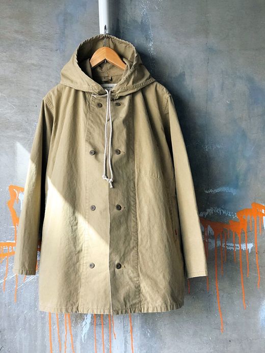 ANACHRONORM AN005 / HOODED PARKA COAT / BEIGE