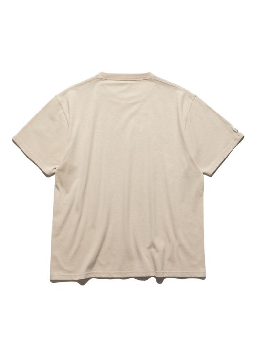 ROARK REVIVAL RTJC701 / "LOGO" TEE / BEIGE