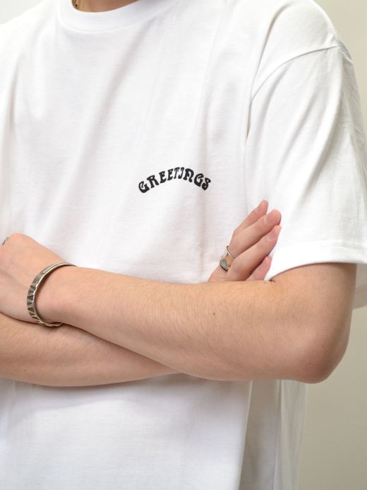 THE UNION TF00360 / GREETINGS TEE / WHITE