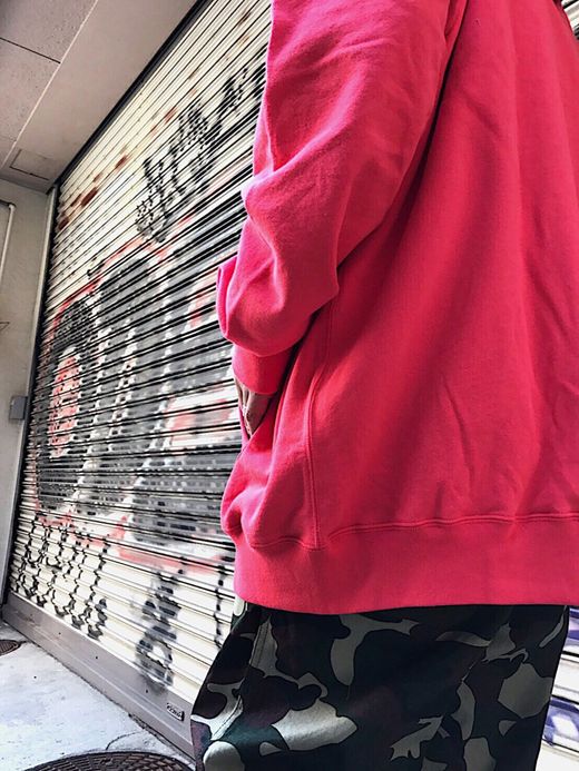 ALDIES Ultra Large Zip Parka / pink