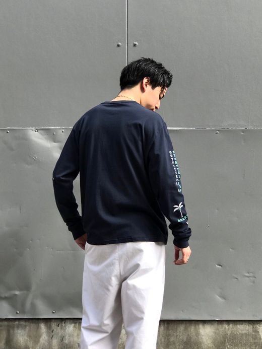 ROARK REVIVAL RLTJ604 / "WILDLIFE" L/S TEE / NAVY