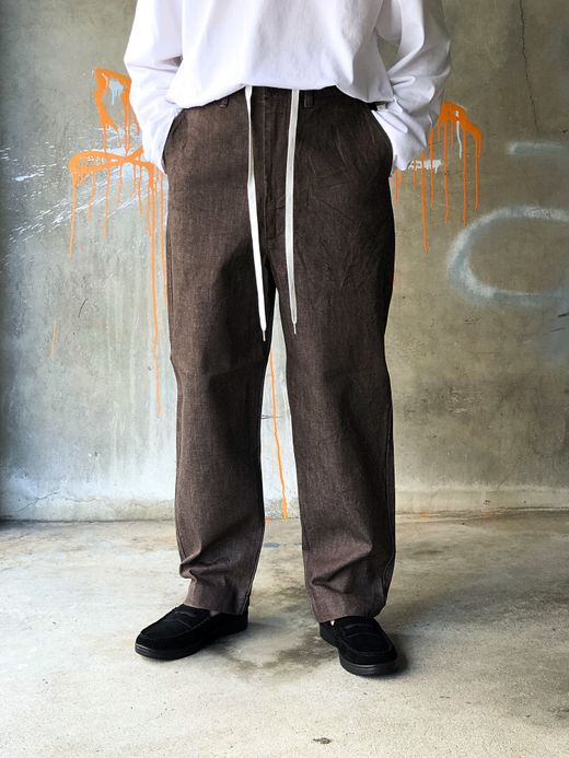 e.sen esenfw19p02 / THOMAS / BROWN DENIM