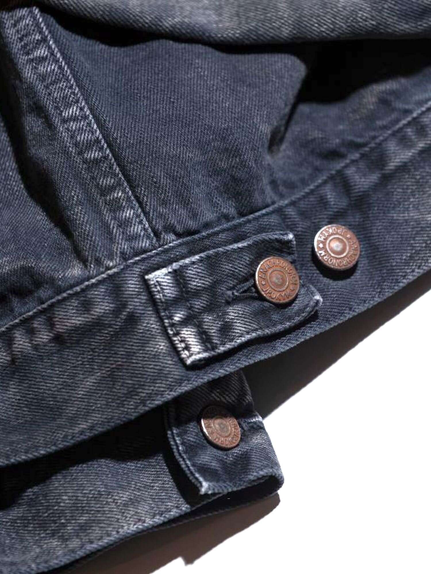 ANACHRONORM AN097-W1 / 2nd WORK JACKET SULFUR DYE / BLACK