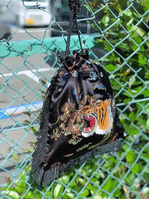 ALDIES Tiger Pudding Bag(S) / black