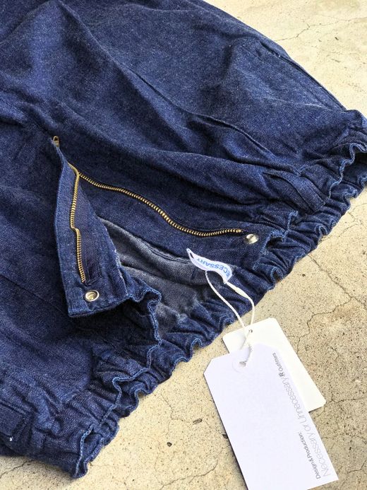 NECESSARY or UNNECESSARY 90011515 / PIN TUCK 'DENIM' / INDIGO