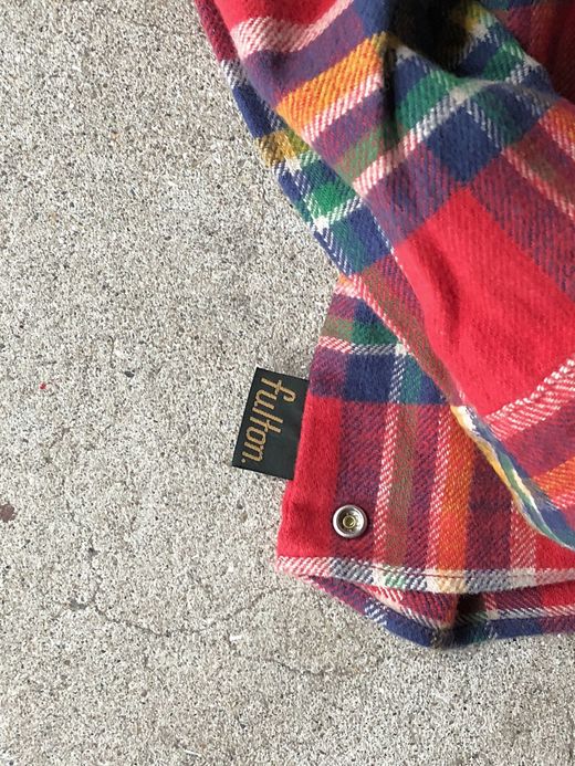 fulton GOWANUS JKT(FLANNEL CHECK) / RED