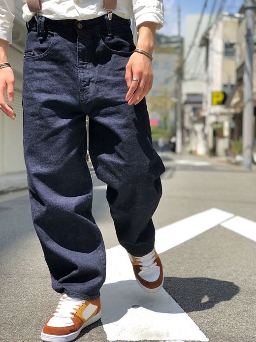 VOO Suspenders Thick 5P / indigo