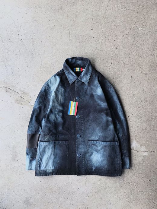 VOO VOO-974 / INDIGO PATCHWORK JKT / BLACK