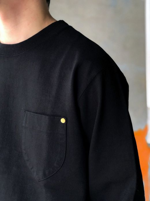 ANACHRONORM NM-TS04 / STANDARD HEAVY WEIGHT L/S  T-S / BLACK