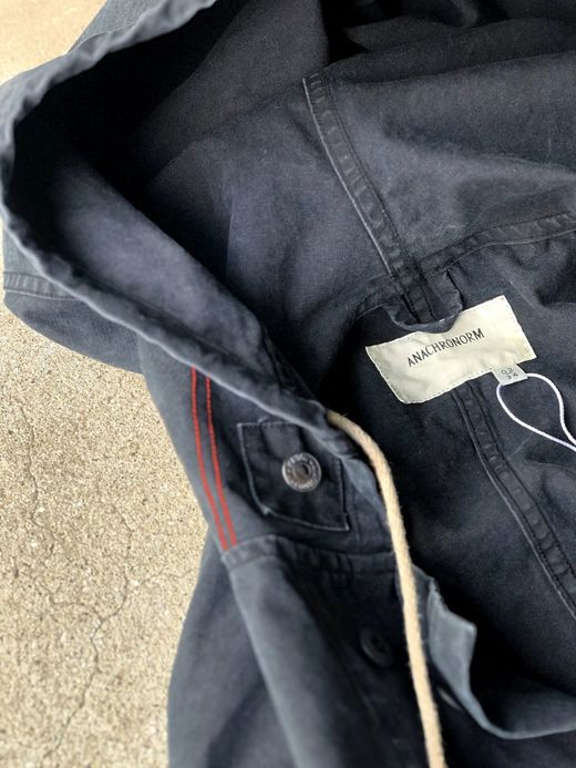 ANACHRONORM AN005 / HOODED PARKA COAT / BLACK