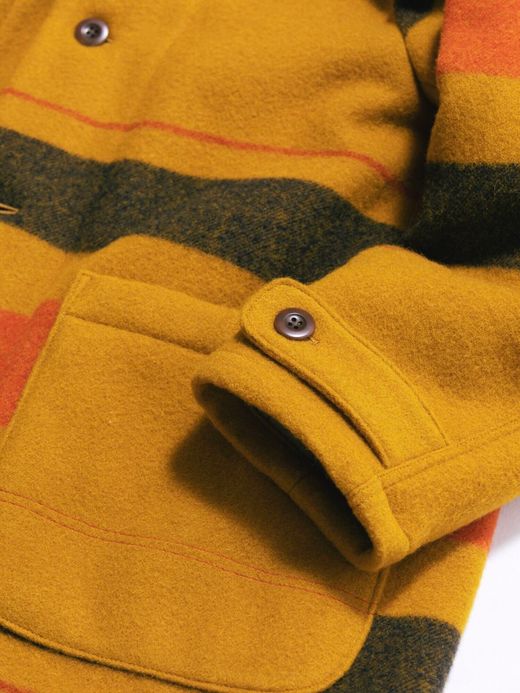 ANACHRONORM AN043 / BLANKET HOODED PARKA COAT / YELLOW