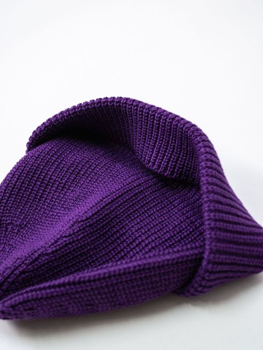 THE UNION TCH00116 / THE ROUGH KNIT CAP / PURPLE
