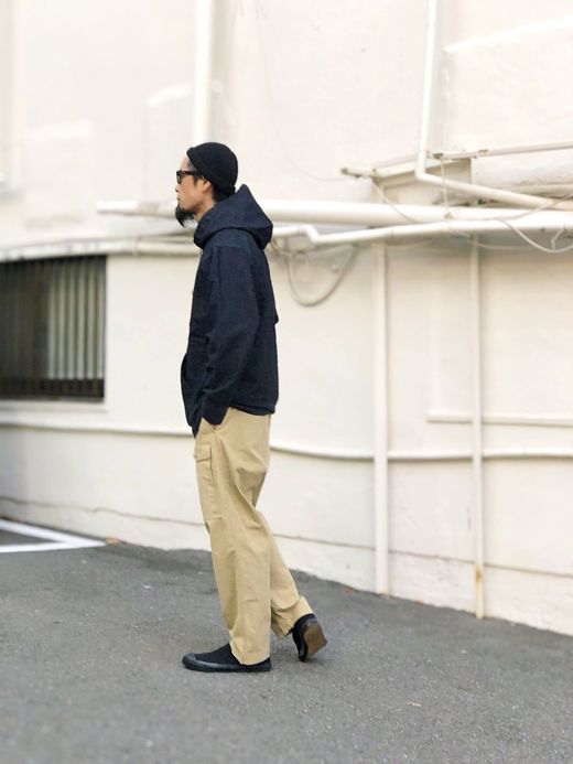 THE UNION TBO00005 / DENIM PULLOVER HOOD / BLUE DENIM