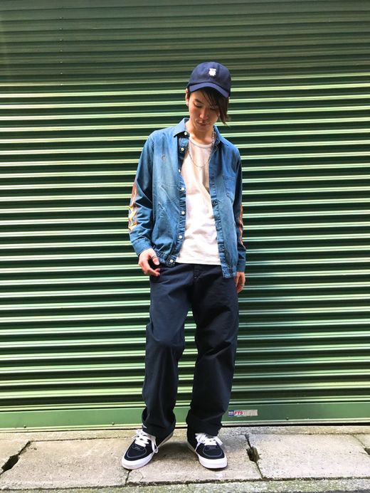 ALDIES Fire Chambray Shirt / blue