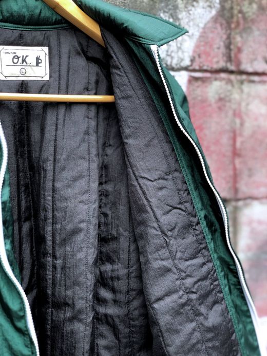  OK183-401 / SUKIDETAMARANAIDES COACH JACKET / D/GRN