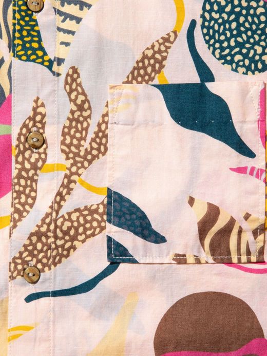 ROARK REVIVAL RW522 / MAGIC BAY S/S WOVEN / PINK