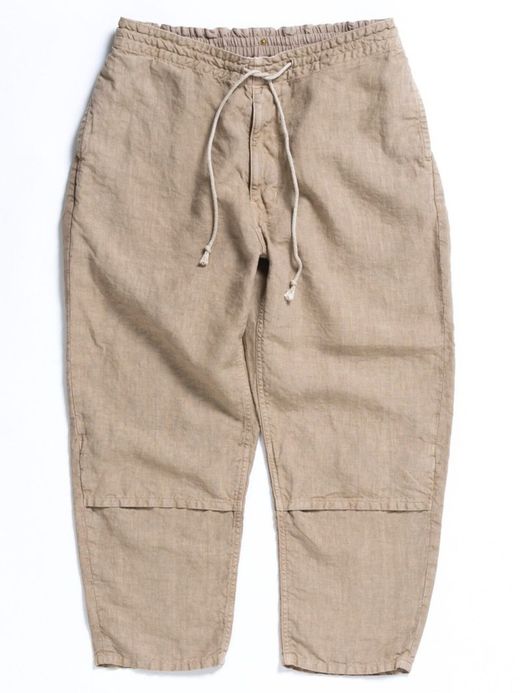 ANACHRONORM AN096 / LINEN TAPERED EASY PANTS / BEIGE