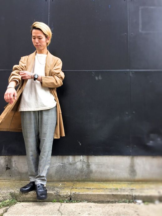 VOO Long Long Night Pants / glencheck