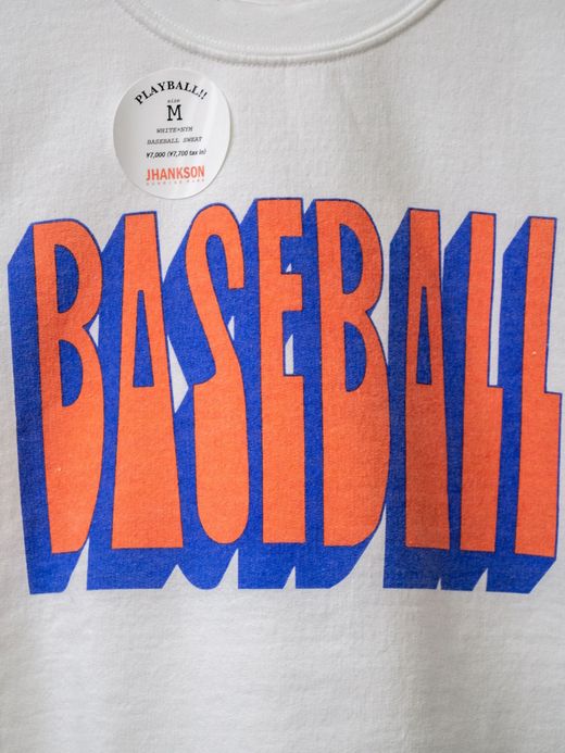 JHANKSON BASEBALL SWEAT / WHITE×NYM